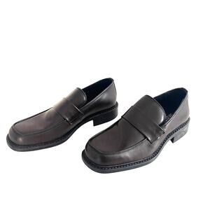 Divertente Mens Leather Loafer Shoes: 9 / 42